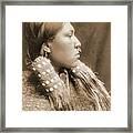 A Hesquiat Maiden 1910 Framed Print