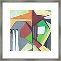 A Jersey Abstraction Framed Print