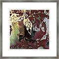 A Leafy Landscape Abstract Framed Print