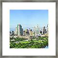 A Look Down The River Framed Print
