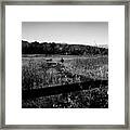 A Man And His Dog - Square Framed Print
