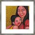 A Moment With Mom Framed Print