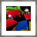 A Monstrously Fun Ride Framed Print