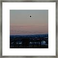 A Morning Hot Air Balloon Ride Framed Print
