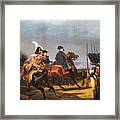 A Napoleonic War At Versailles Framed Print