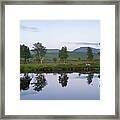 A Pastel Sky Over Loch Ba Framed Print