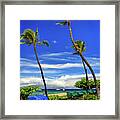 A Path In Kaanapali Framed Print