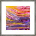A Peaceful Heart - Abstract Painting Framed Print