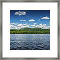 A Perfect Day On The River Framed Print