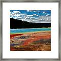 A Pool Of Color Framed Print