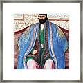 A Portrait Of Farrokh Khan Amin Al-dowleh Framed Print