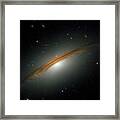 Fastest Spinning Galaxy Framed Print