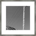 A Rock And A Pole, Hampi, 2017 Framed Print