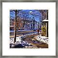 A Sandpoint Winter Framed Print