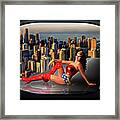 A Seat With A View Framed Print