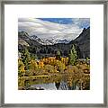 A Sierra Mountain View Framed Print
