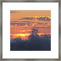 A Splash Of Sunrise Framed Print