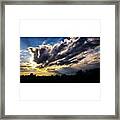 A Stunning Sky Over Westwell, Kent Framed Print