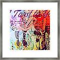 A Toast To You Greeting Card Framed Print