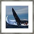 A Troublesome Spinnaker Framed Print