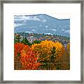 A View In North Conway Framed Print