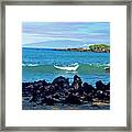A View Of Maui From Wailea Bay Framed Print