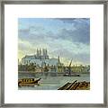 A View Of Westminster Bridge And The Abbey From The South Side Framed Print