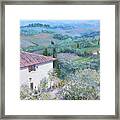 A Villa In Tuscany Framed Print