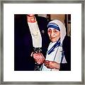 A Vist With Mother Teresa Framed Print