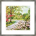 A Walk Through The Park Framed Print