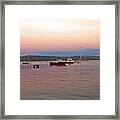 Aberdovey Moorings. Framed Print