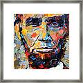 Abraham Lincoln Portrait Framed Print