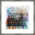 2e Abstract Expressionism Digital Painting Framed Print