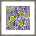 Abstract 8 Purple Framed Print