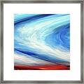 Abstract Desert Sky Framed Print