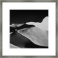 Abstract Dunes Framed Print