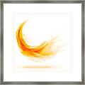 Abstract Feather Framed Print