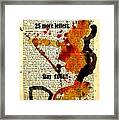 Abstract Has A Plan Framed Print