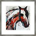 Abstract Horse 14 Framed Print