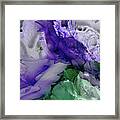 Abstract Iris Framed Print