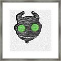 Abstract Monster Cut-out Series - Ferko Framed Print