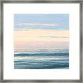 Abstract Morning Sea Framed Print