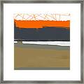Abstract Orange 1 Framed Print