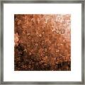 Medium Orange - Abstract Tiles No15.819 Framed Print