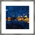 Abstract Painting - Anzac Framed Print
