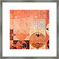 Abstract Painting - Mandys Pink Framed Print