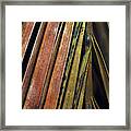 Abstract Palm Frond Framed Print