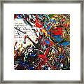 Abstract Setlist Framed Print