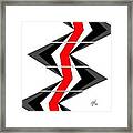 Abstract Stairs Framed Print