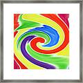 Abstract Swirl A2 1215 Framed Print